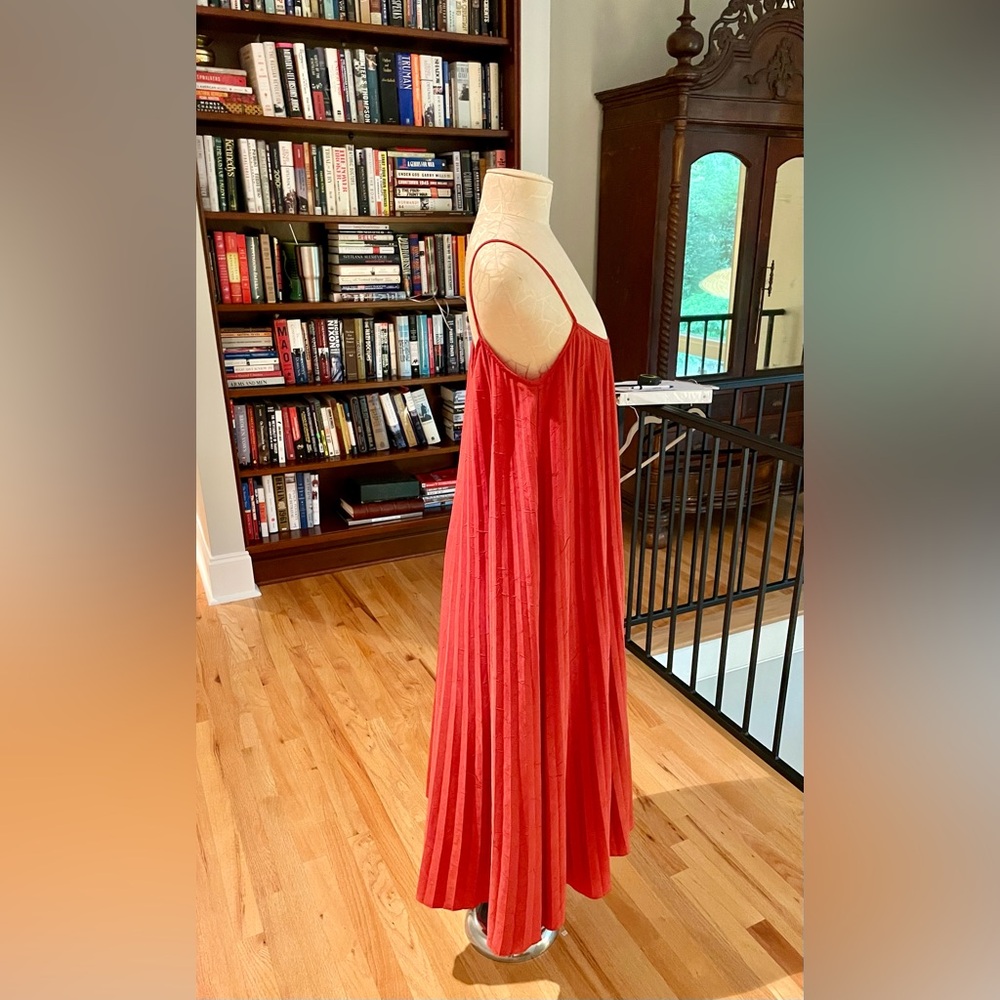 Vince Paprika Pleated Cami Dress